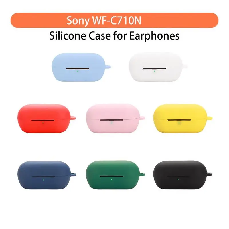 Auroras For Sony WF-C710N Case Silicone Solid Color Shockproof Earphone Accessories Protector For Sony WF-C710N Cover
Auroras For Sony WF-C710N Case Silicone Solid Color Shockproof Earphone Accessories Protector For Sony WF-C710N Cover