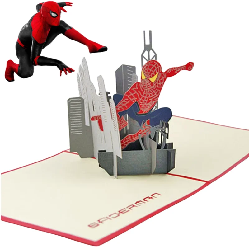 Marvel's Spiderman Captain America Iron Man anime cartoon three-dimensional greeting card creative paper sculpture birthday card
Marvel's Spiderman Captain America Iron Man anime cartoon three-dimensional greeting card creative paper sculpture birthday card