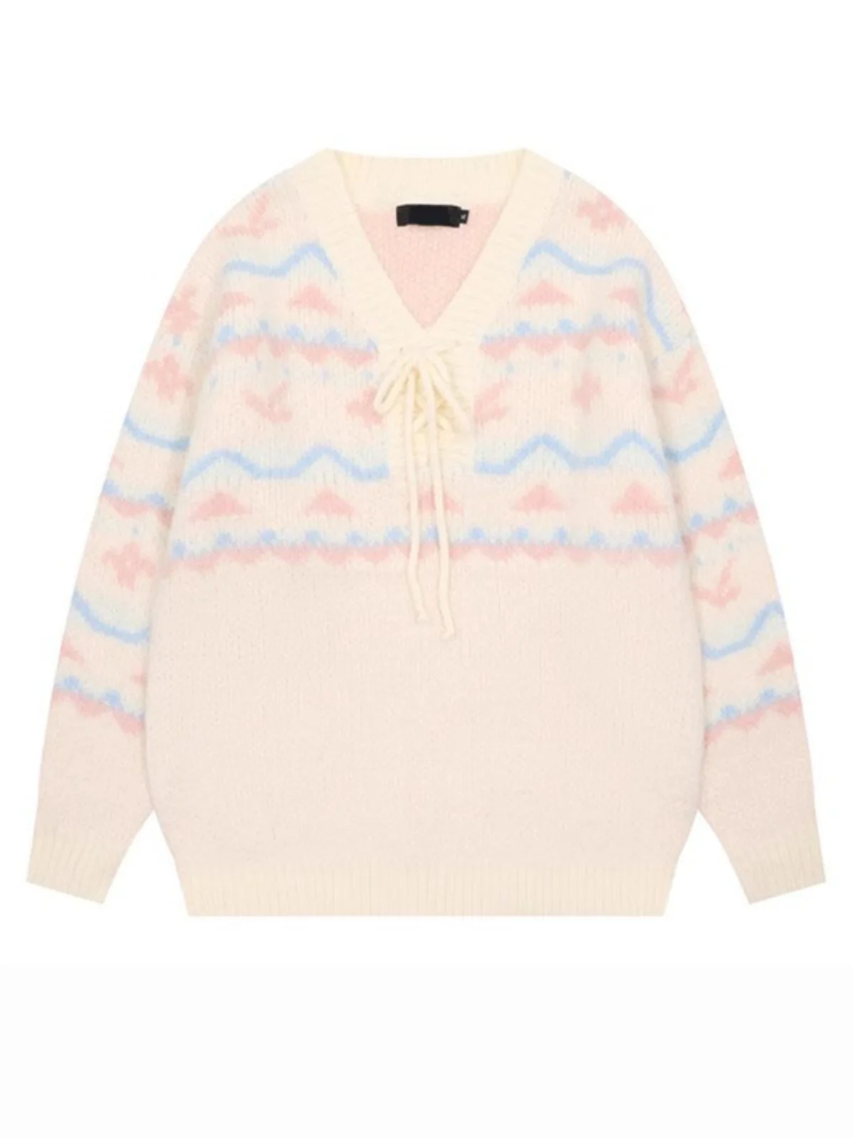 Women's V-Ne Pullover Sweater Loose Long Sve Soft Gentle Autumn Winter Faion Comfortable Knitted Top Sweet Sle
Women's V-Ne Pullover Sweater Loose Long Sve Soft Gentle Autumn Winter Faion Comfortable Knitted Top Sweet Sle