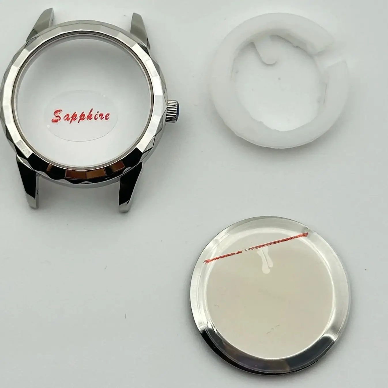 29mm Sapphire Glass & Stainless Steel Watch Case - Compatible with VJ22 Quartz Movement
29mm Sapphire Glass & Stainless Steel Watch Case - Compatible with VJ22 Quartz Movement