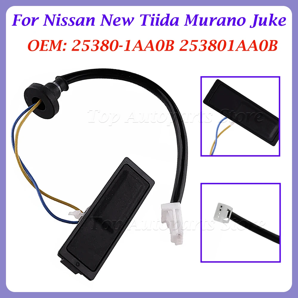Переключатель ручки багажника заднего багажника, переключатель открывателя спуска багажника заднего багажника 253801AA0B 25380-1AA0B для Nissan Tiida Murano Juke
Переключатель ручки багажника заднего багажника, переключатель открывателя спуска багажника заднего багажника 253801AA0B 25380-1AA0B для Nissan Tiida Murano Juke