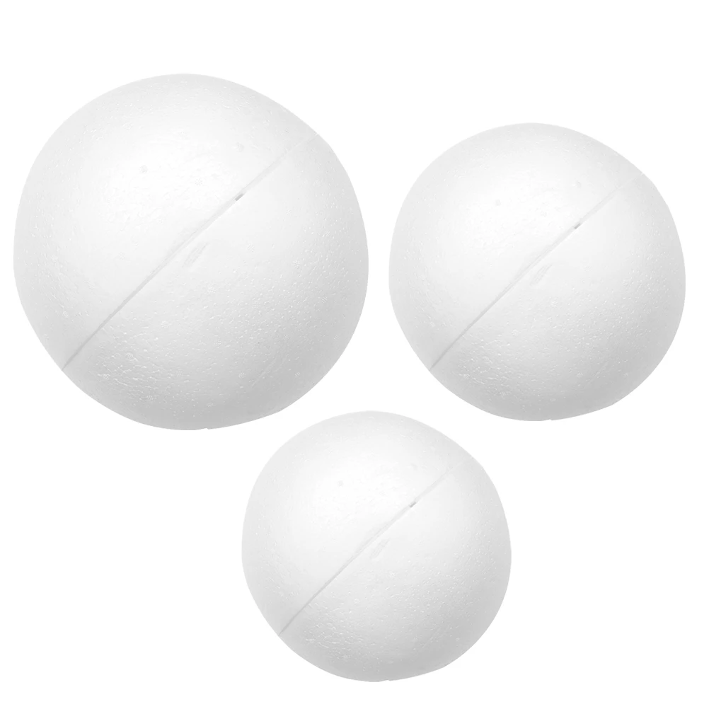 3pcs Foam Ball Props 20cm 25cm 30cm Hollow Balls for Wedding Decor DIY Crafts Half Round Supplies Foam Handmade Projects
3pcs Foam Ball Props 20cm 25cm 30cm Hollow Balls for Wedding Decor DIY Crafts Half Round Supplies Foam Handmade Projects