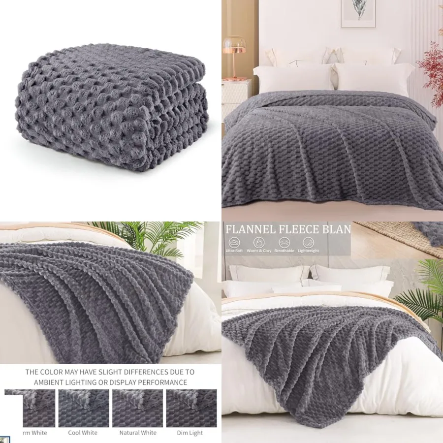 Fleece ifornia Blanket for Bed, Oversized Fuzzy Bed Blankets, Soft Cozy Plush Sofa Throws for All Seasons, 120x120 Inch
Fleece ifornia Blanket for Bed, Oversized Fuzzy Bed Blankets, Soft Cozy Plush Sofa Throws for All Seasons, 120x120 Inch