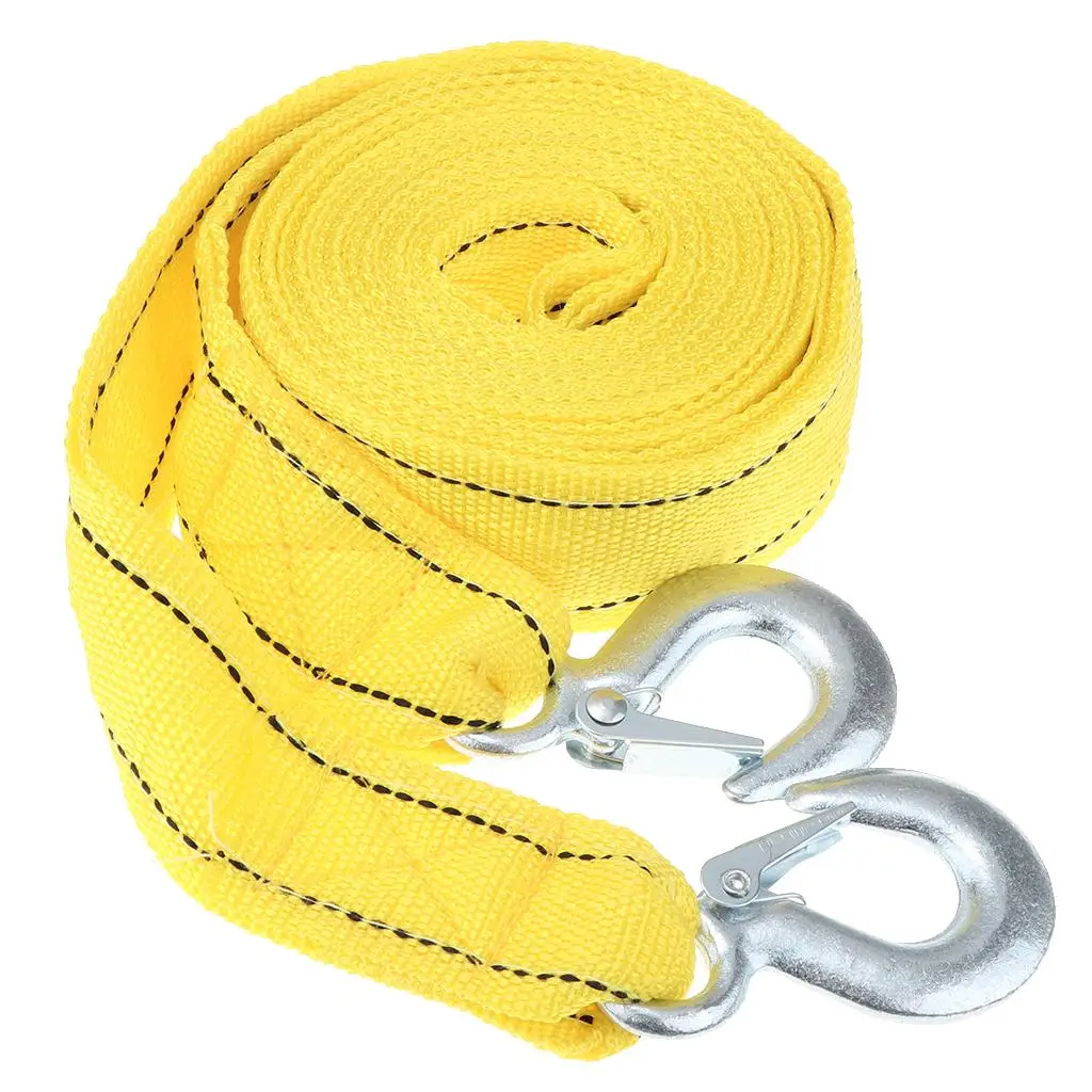 Towing Accessories Road Recovery Nylon Strap Heavy Duty Tow Rope with Forged Safety Hooks for Car Trailer
Towing Accessories Road Recovery Nylon Strap Heavy Duty Tow Rope with Forged Safety Hooks for Car Trailer