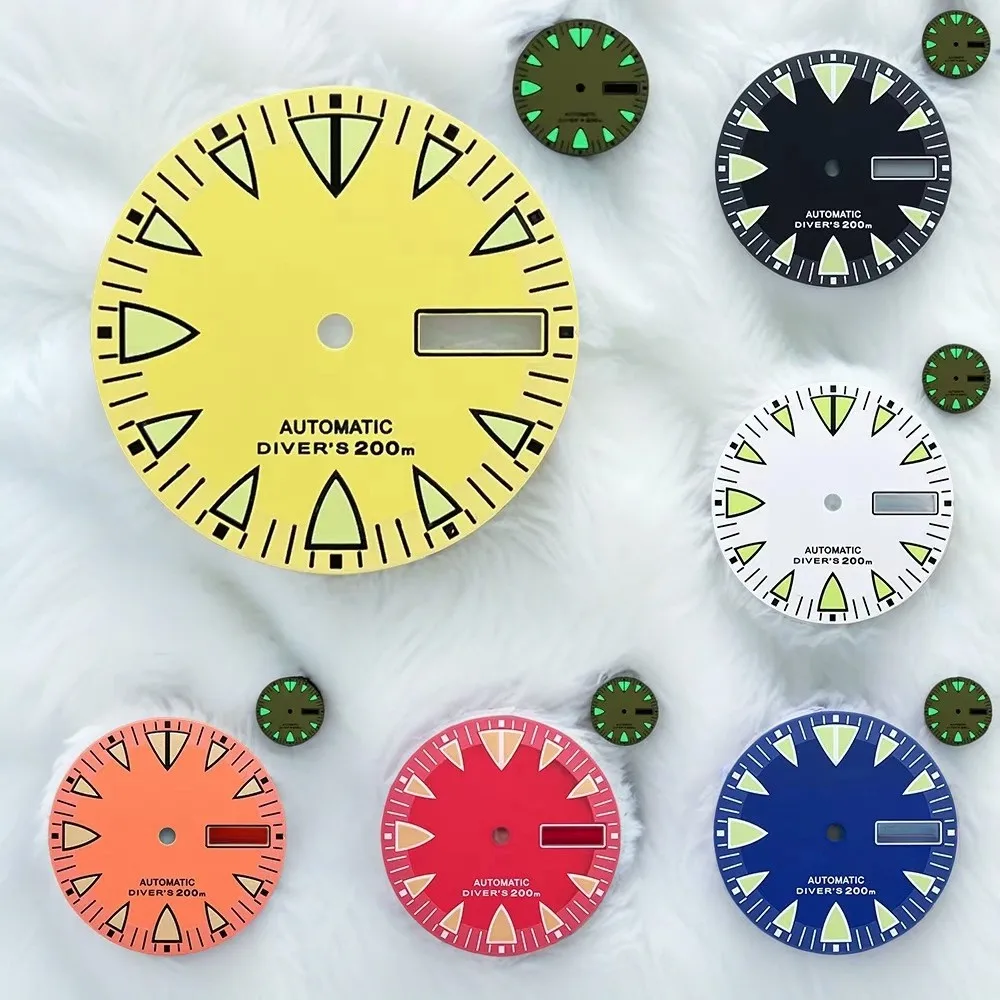 28.5mm S Logo Monster Dial Fit NH35/NH36/4R/7S Automatic Movement Latest styles Matte Dial Watch Modification Accessories
28.5mm S Logo Monster Dial Fit NH35/NH36/4R/7S Automatic Movement Latest styles Matte Dial Watch Modification Accessories