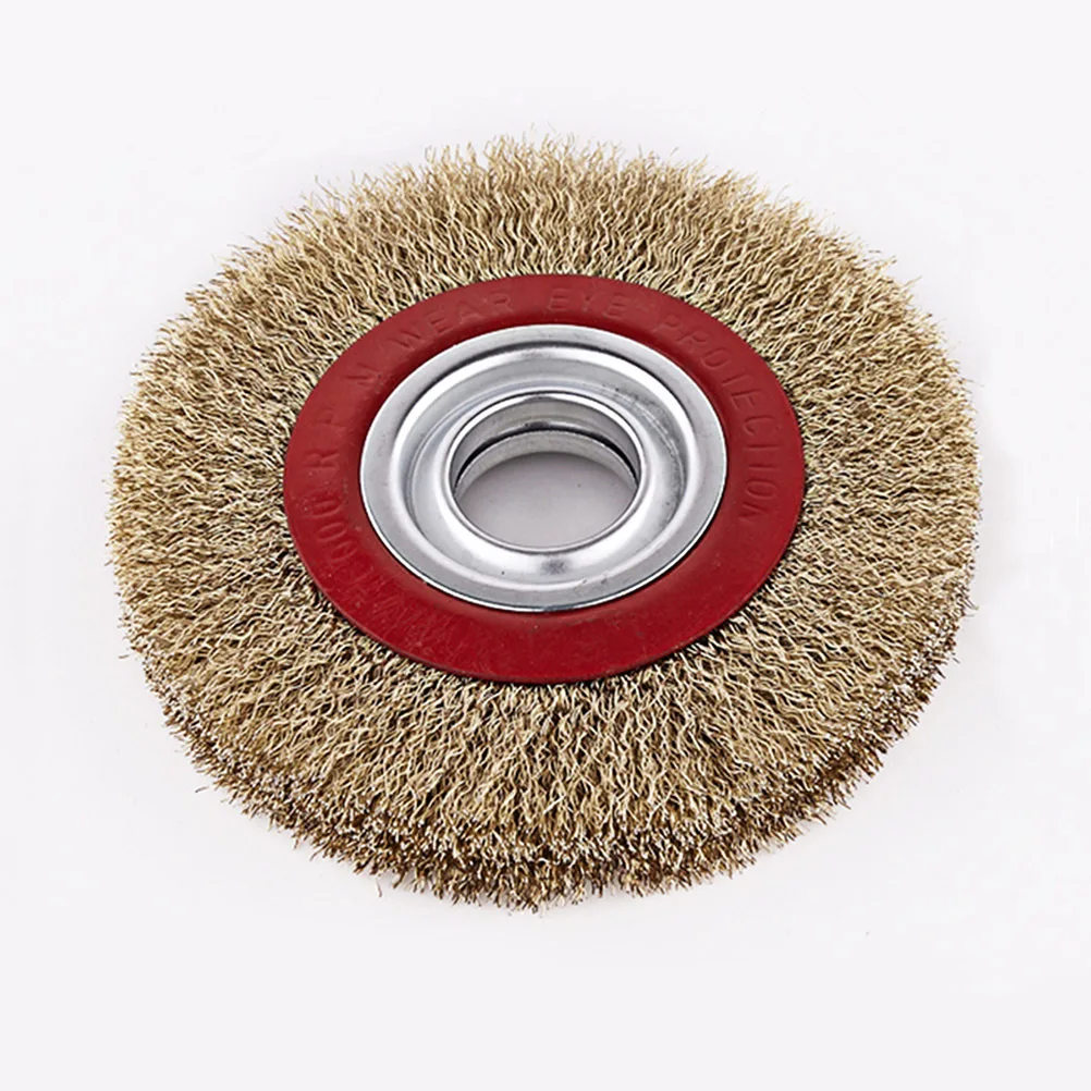 Steel Wire Brush 8 Inch Polishing Wheel Mini Grinding Brush Rust Removal Polishing Wheel Suitable for Rotary Electric Drill Mill 
Steel Wire Brush 8 Inch Polishing Wheel Mini Grinding Brush Rust Removal Polishing Wheel Suitable for Rotary Electric Drill Mill