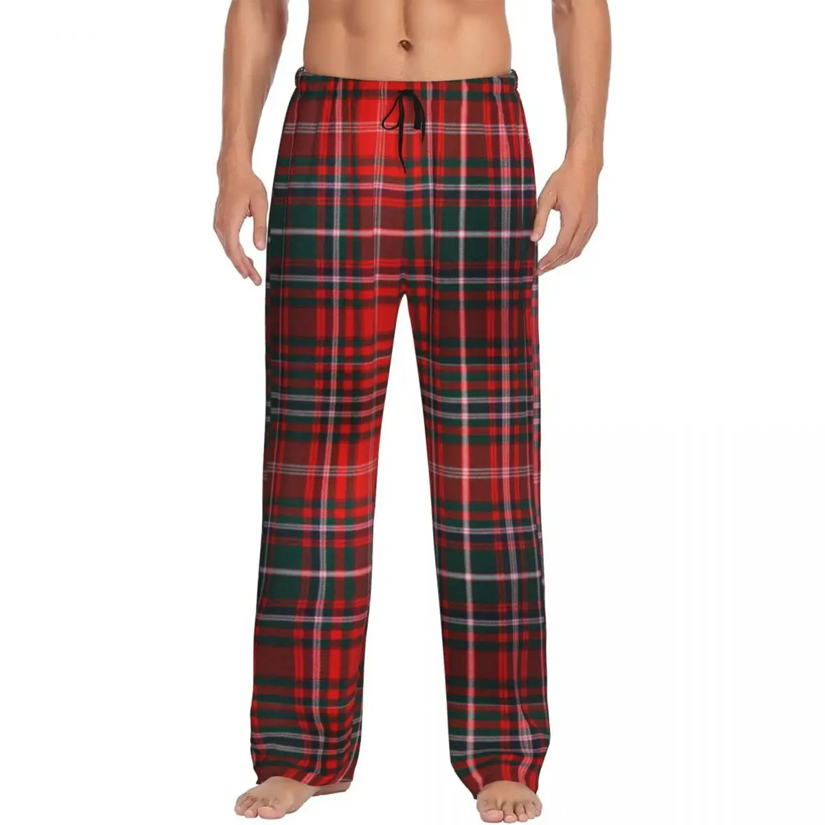Custom Red Modern Tartan Plaid Pajama Pants Men's Fashion Gingham Lounge Sleep Stretch Sleepwear Bottoms with Pockets
Custom Red Modern Tartan Plaid Pajama Pants Men's Fashion Gingham Lounge Sleep Stretch Sleepwear Bottoms with Pockets