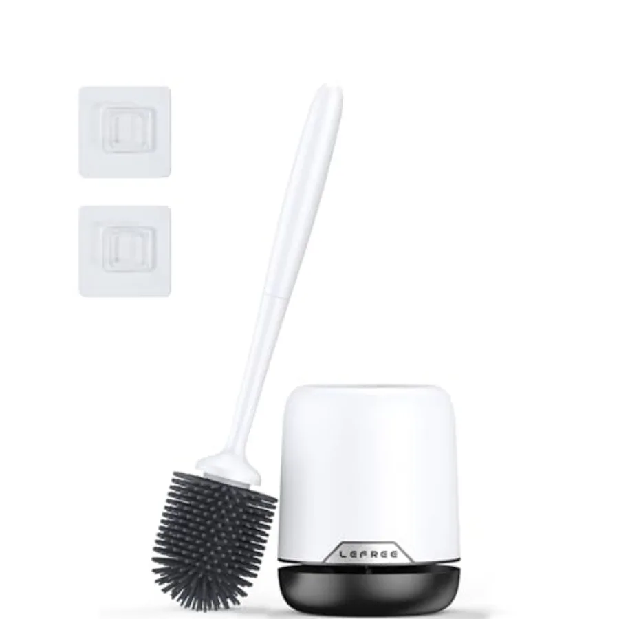 Silicone Toilet Brush, Rubber Toilet Bowl Brush and Holder Set with Ventilated Holder, Toilet Cleaner Brush for Bathroom, Floor
Silicone Toilet Brush, Rubber Toilet Bowl Brush and Holder Set with Ventilated Holder, Toilet Cleaner Brush for Bathroom, Floor