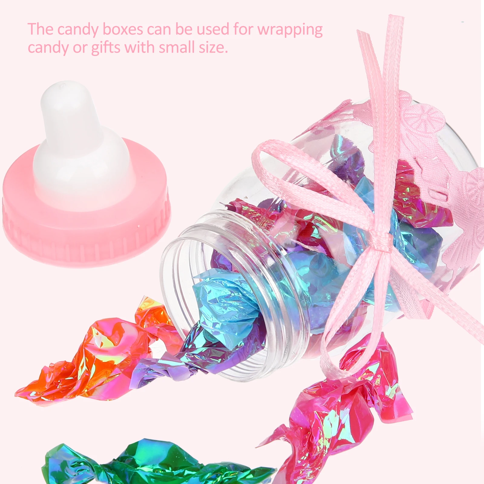 24pcs Baby Bottle Gift Box Mini Milk Bottles for Candy Storage Baby Shower Party Favors Creative Treat Boxes Decorative
24pcs Baby Bottle Gift Box Mini Milk Bottles for Candy Storage Baby Shower Party Favors Creative Treat Boxes Decorative