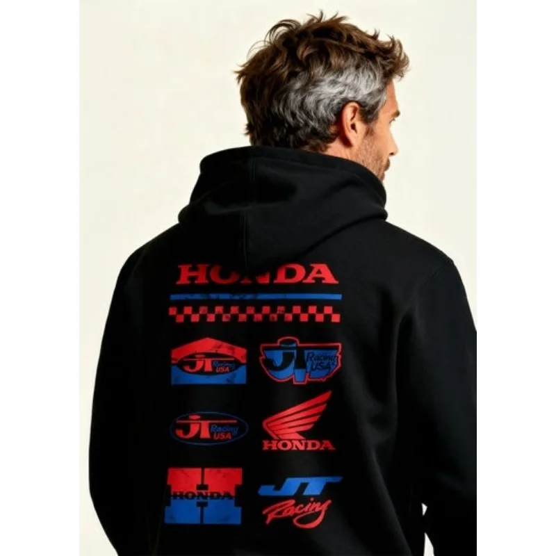 2026 Весенне-осенняя классическая толстовка Honda, мужская и женская повседневная толстовка с капюшоном, повседневная уличная спортивная толстовка из 100% хлопка
2026 Весенне-осенняя классическая толстовка Honda, мужская и женская повседневная толстовка с капюшоном, повседневная уличная спортивная толстовка из 100% хлопка