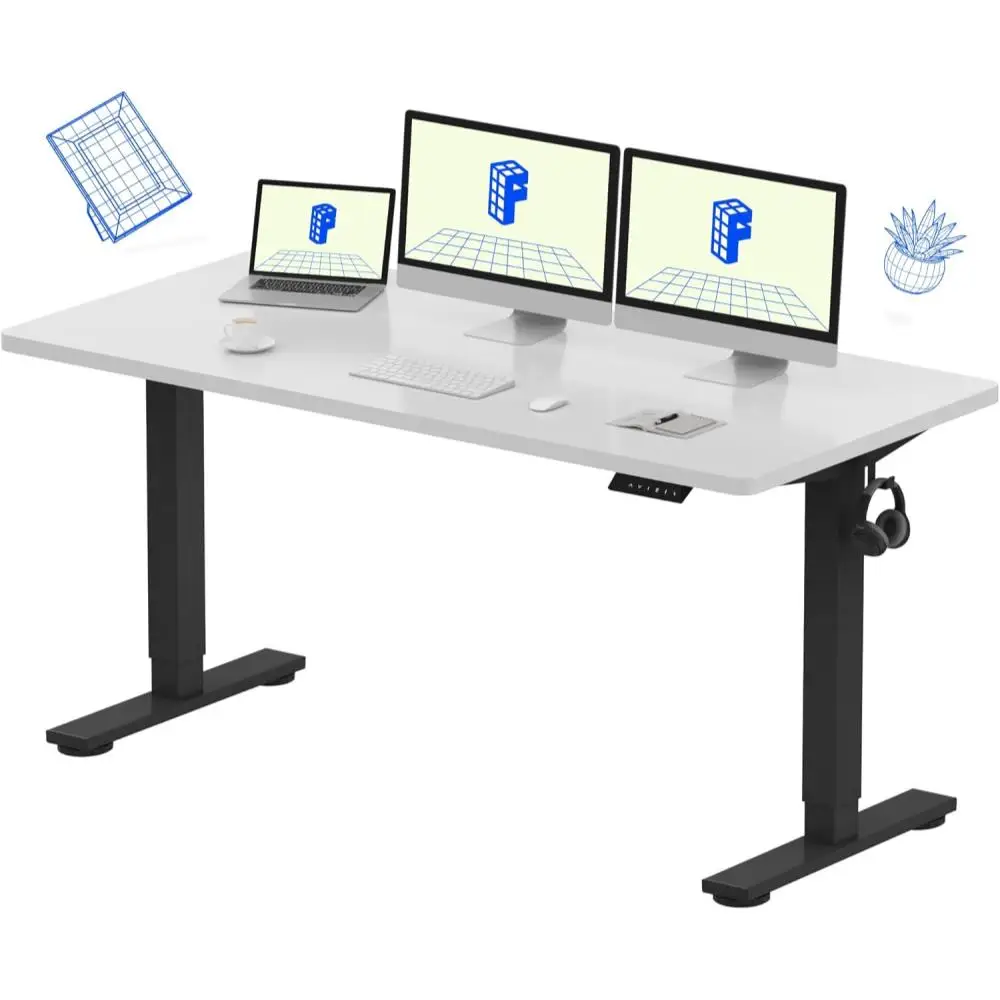FLEXISPOT EN1 One-Piece Standing Desk, Electric Adjustable with 4 Memory Presets, 176 LBS Capacity, Stable & Quiet, Seam
FLEXISPOT EN1 One-Piece Standing Desk, Electric Adjustable with 4 Memory Presets, 176 LBS Capacity, Stable & Quiet, Seam