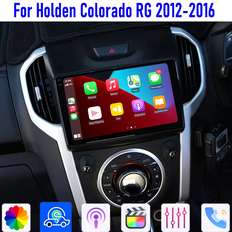 Car Stereo Radio 9'' For Holden Holden Colorado RG 2012-2016 Wireless Apple Carplay Android 13 Auto Map Steering GPS WIFI 4-64GB
Car Stereo Radio 9'' For Holden Holden Colorado RG 2012-2016 Wireless Apple Carplay Android 13 Auto Map Steering GPS WIFI 4-64GB