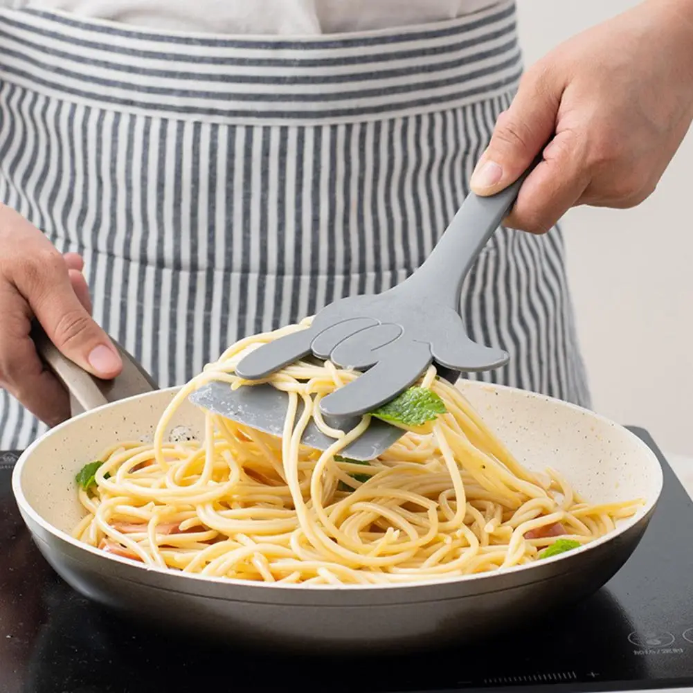 Burr-free Handle Spoon 2-in-1 Kitchen Tool Set Egg Flipping Shovel Pancake Toasted Bread Clip Heat-resistant Silicone Spatula
Burr-free Handle Spoon 2-in-1 Kitchen Tool Set Egg Flipping Shovel Pancake Toasted Bread Clip Heat-resistant Silicone Spatula