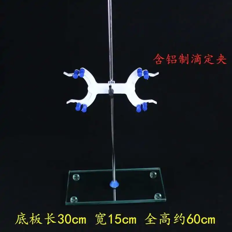 Laboratory glass burette holder with marble glass surface, cast iron titration table, including bidirectional aluminum butterfly
Laboratory glass burette holder with marble glass surface, cast iron titration table, including bidirectional aluminum butterfly