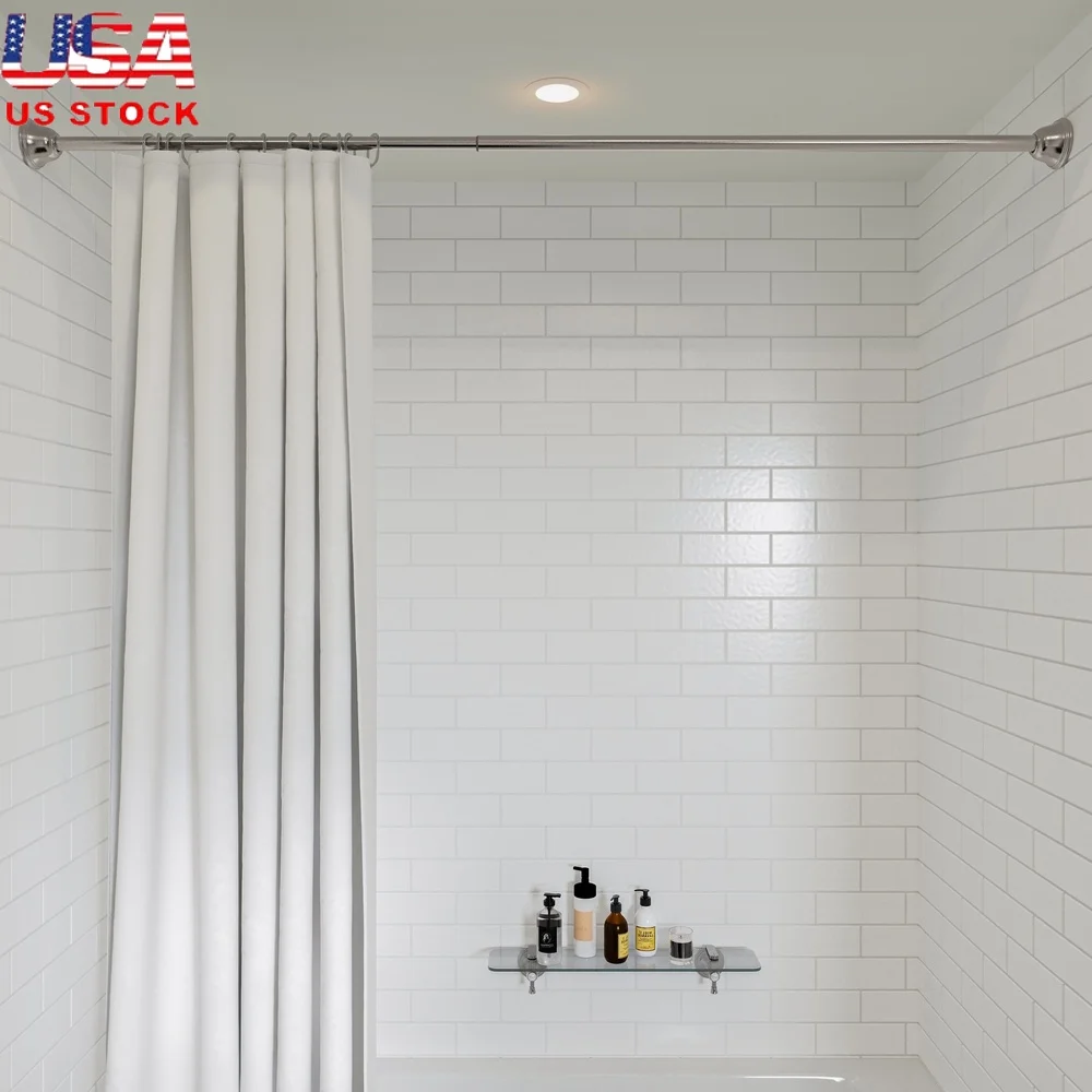 Регулируемая натяжная штанга для занавески для душа с замком из нержавеющей стали, простая установка, без дрели, ванная комната 40-72 дюймов, сверхмощная
Регулируемая натяжная штанга для занавески для душа с замком из нержавеющей стали, простая установка, без дрели, ванная комната 40-72 дюймов, сверхмощная