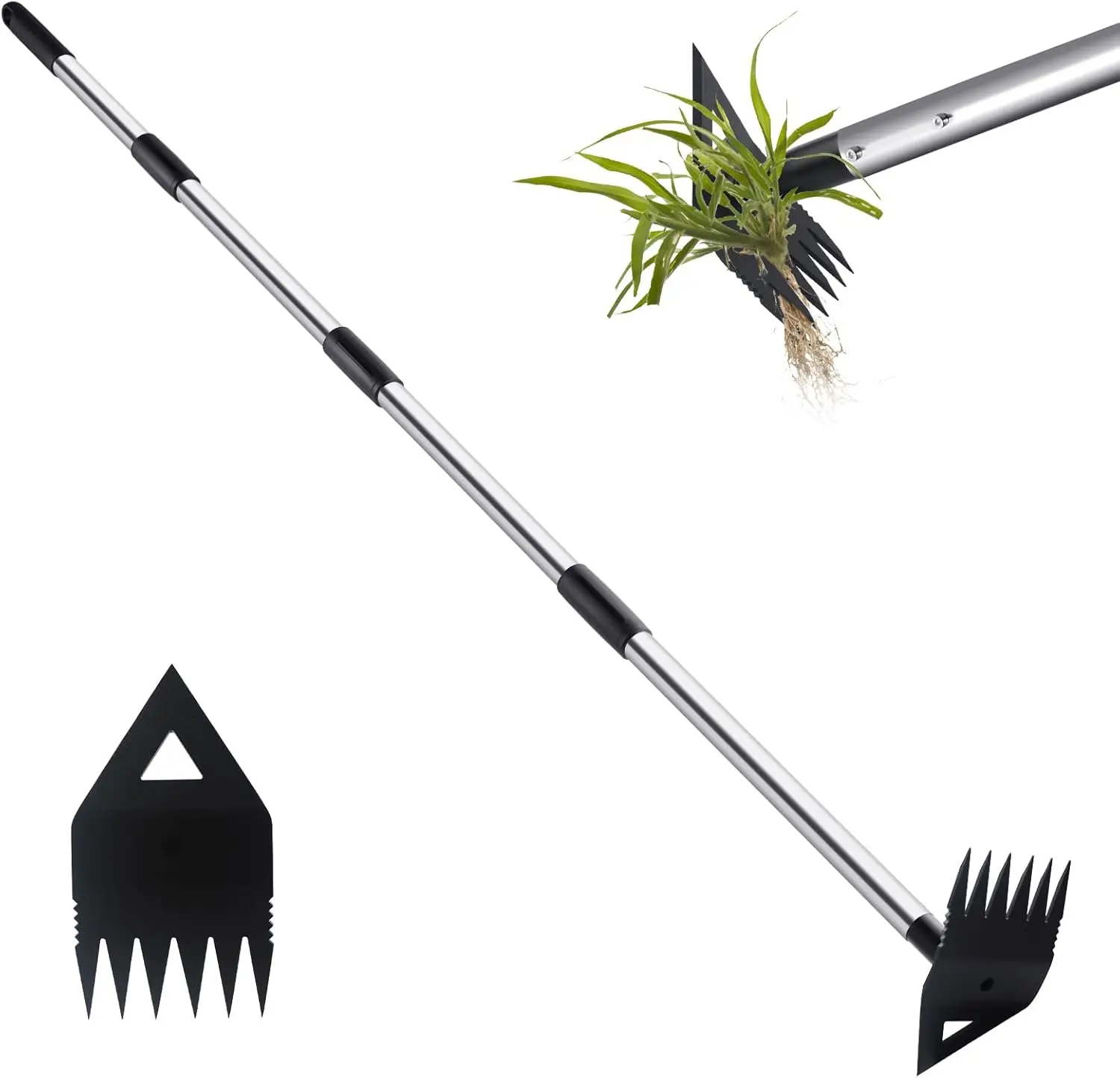 Инструмент для удаления сорняков с длинной ручкой, комбинированный набор: садовая мотыга и грабли для прополки, для легкого выкапывания сорняков в цветочных грядках и на участке.
Инструмент для удаления сорняков с длинной ручкой, комбинированный набор: садовая мотыга и грабли для прополки, для легкого выкапывания сорняков в цветочных грядках и на участке.
