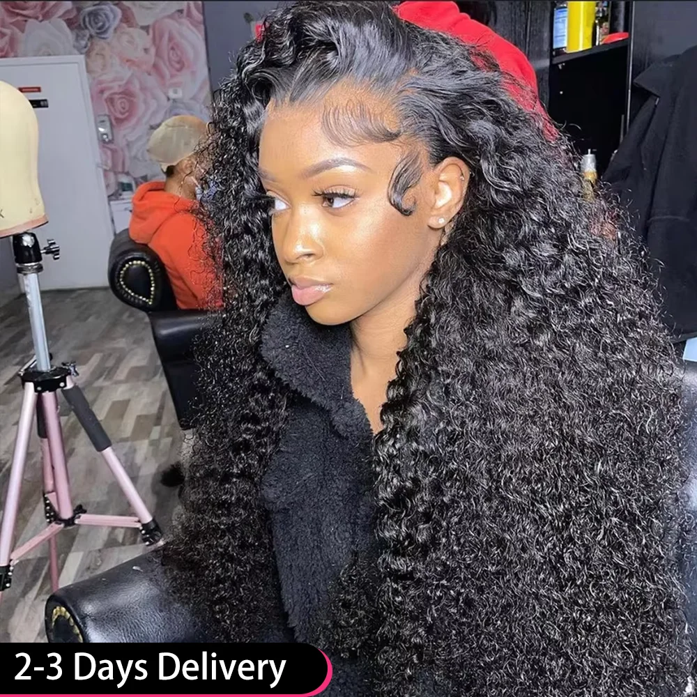 280 Density 40 46 Inch Deep Wave 13x6 Transparent HD Lace Frontal Human Hair Wig 13x4 Closure Kinky Curly Wigs For Black Women
280 Density 40 46 Inch Deep Wave 13x6 Transparent HD Lace Frontal Human Hair Wig 13x4 Closure Kinky Curly Wigs For Black Women