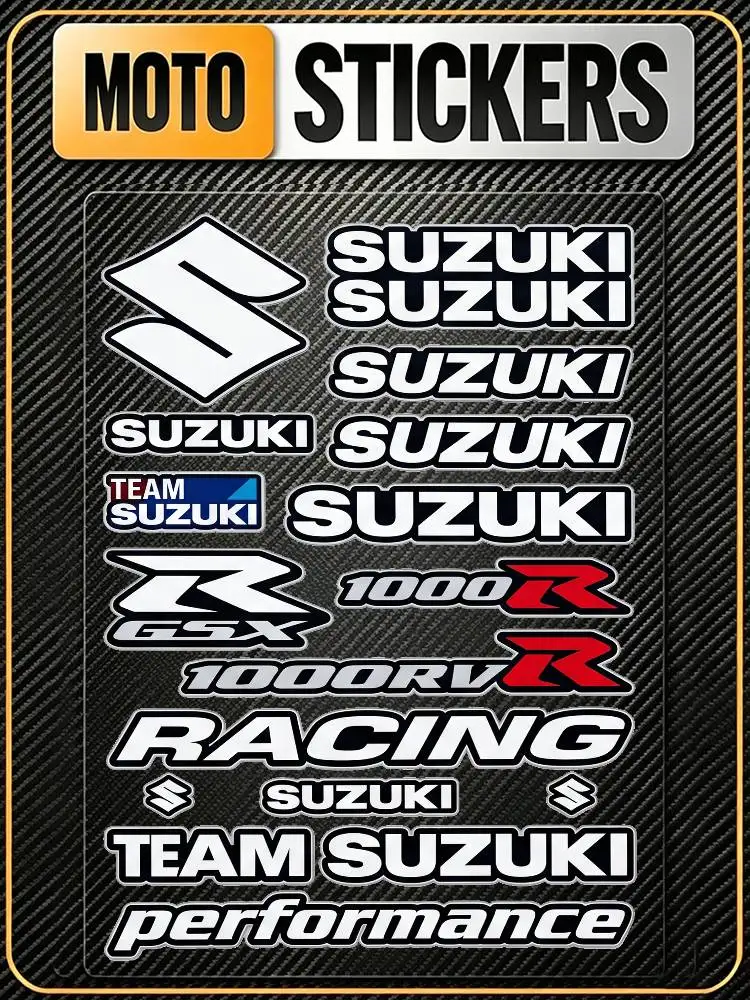 FOR SUZUKI RACING Fashion Universal Scratch Resist Reflective Waterproof Stickers For Auto Motorcycle Helmet Mug Refrigerator
FOR SUZUKI RACING Fashion Universal Scratch Resist Reflective Waterproof Stickers For Auto Motorcycle Helmet Mug Refrigerator