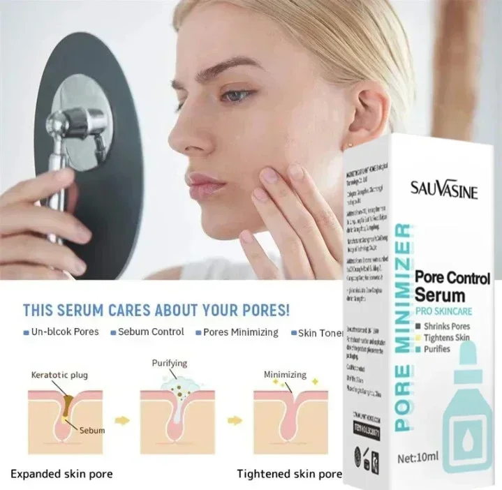 Facial Pore Shrinking Serum Fine Pores Firming Skin Increasing Skin Elasticity Moisturizing Brightening Essence Skin Care210
Facial Pore Shrinking Serum Fine Pores Firming Skin Increasing Skin Elasticity Moisturizing Brightening Essence Skin Care210