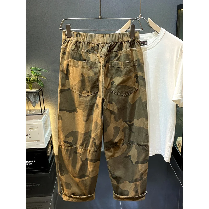 2025New Men's Clothing American Retro Camouflage Cargo Pants Men's Summer Trendy High Street Loose Straight Casual Long Pants
2025New Men's Clothing American Retro Camouflage Cargo Pants Men's Summer Trendy High Street Loose Straight Casual Long Pants