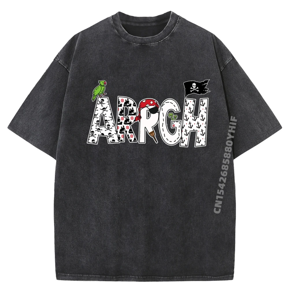 Забавный костюм пирата в стиле пирата ARGH, дизайнерская одежда пирата ARGH, мужская одежда, креативная стираная рубашка с буквами 
Забавный костюм пирата в стиле пирата ARGH, дизайнерская одежда пирата ARGH, мужская одежда, креативная стираная рубашка с буквами