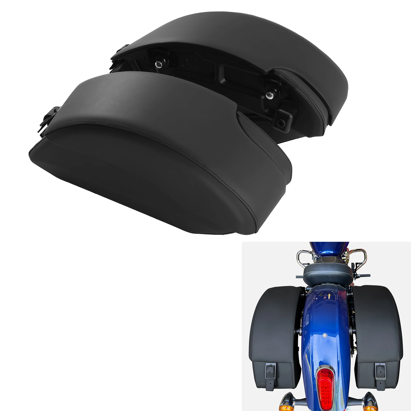 Quick Release Saddlebags Fit For Indian Scout 2015-2024 Replace For 2889282-VBA
Quick Release Saddlebags Fit For Indian Scout 2015-2024 Replace For 2889282-VBA