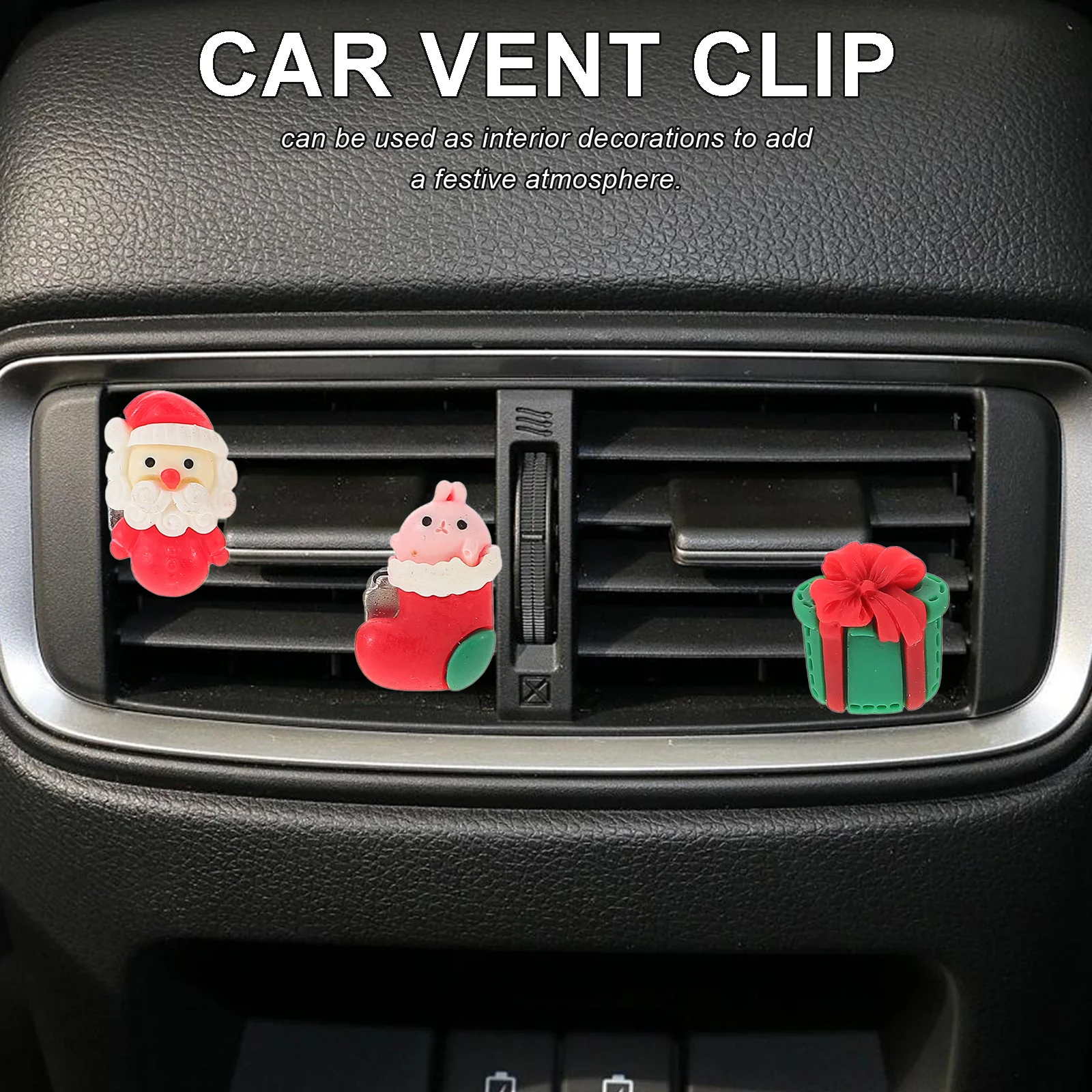 5Pcs Christmas Car Air Freshener Vent Clips Durable Metal Resin Cute Accessories Women Festive Decor Vent Clips
5Pcs Christmas Car Air Freshener Vent Clips Durable Metal Resin Cute Accessories Women Festive Decor Vent Clips