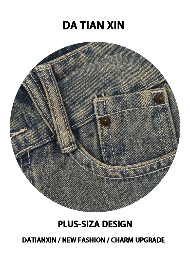Plus Size Sexy American Sle ort A-Line Skirt with Rivets Waed Denim Women's plus Size Vintage f Body Skirt for Casual Wear
Plus Size Sexy American Sle ort A-Line Skirt with Rivets Waed Denim Women's plus Size Vintage f Body Skirt for Casual Wear
