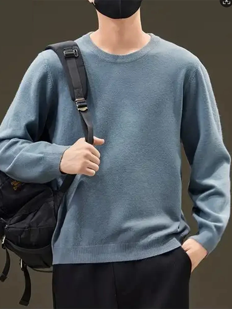 Merino 100% Wool Men's Round Neck Pullover Autumn Winter Basic Style Casual Fashionable Knitted Cashmere Sweater
Merino 100% Wool Men's Round Neck Pullover Autumn Winter Basic Style Casual Fashionable Knitted Cashmere Sweater