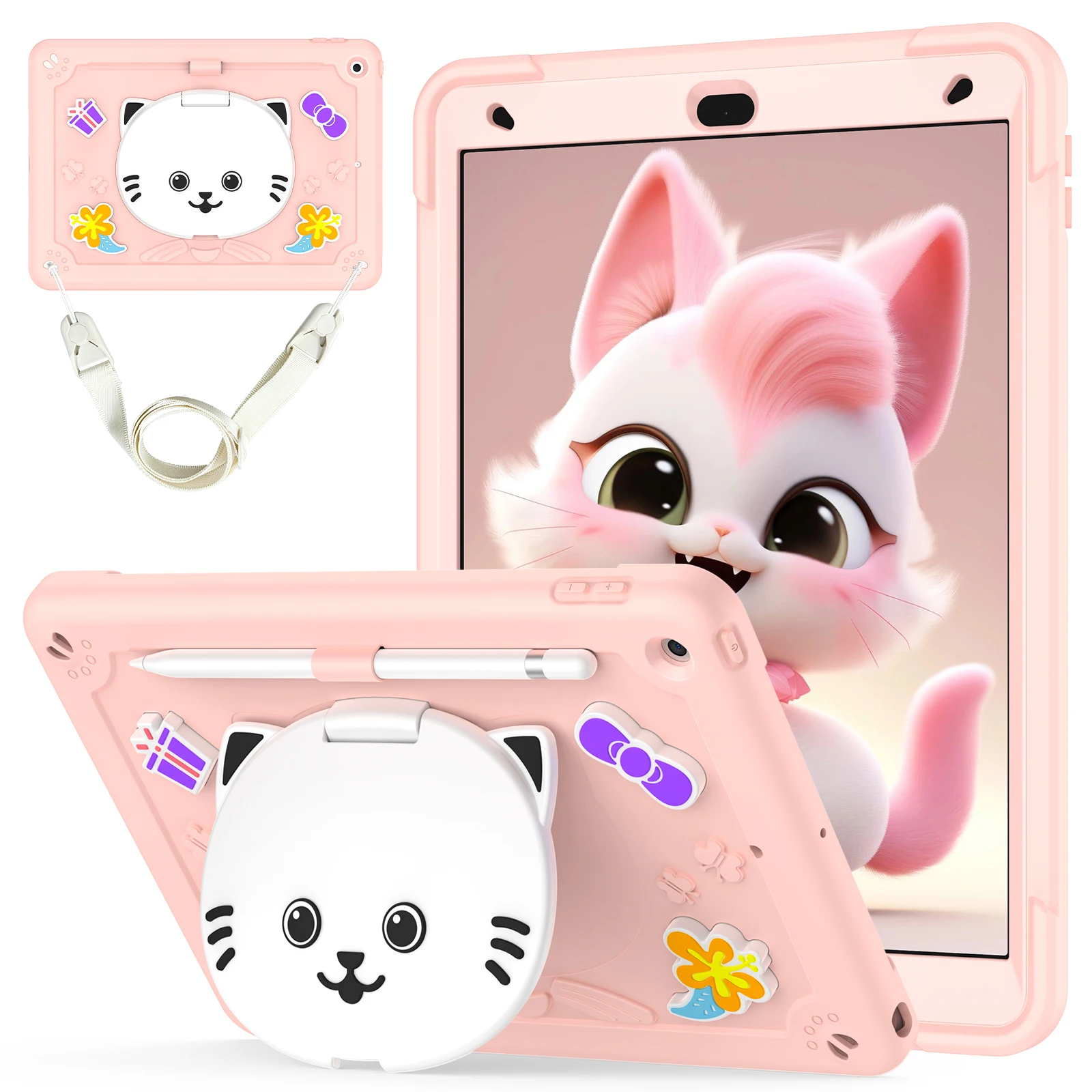 Tablet Protective Case Cat Stand Model Suitable for iPad 7/8/9 10.2Inch with Stand 6 Colors Available
Tablet Protective Case Cat Stand Model Suitable for iPad 7/8/9 10.2Inch with Stand 6 Colors Available