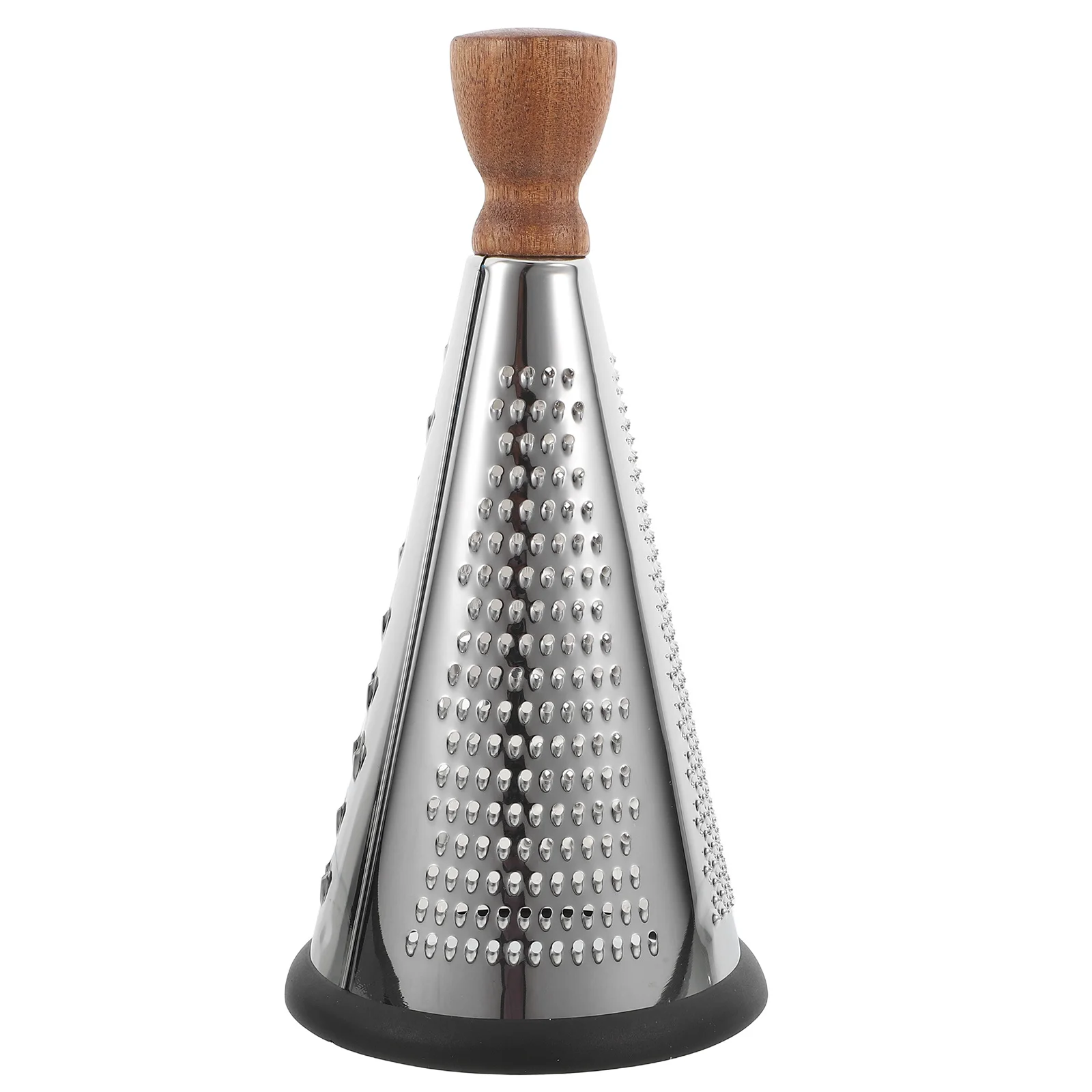 Wooden Handle Vegetable Grater 9 Inch Stainless Steel Shredder Multifunctional Kitchen Tool Cone Shaped Grater For Cheese Lemon
Wooden Handle Vegetable Grater 9 Inch Stainless Steel Shredder Multifunctional Kitchen Tool Cone Shaped Grater For Cheese Lemon