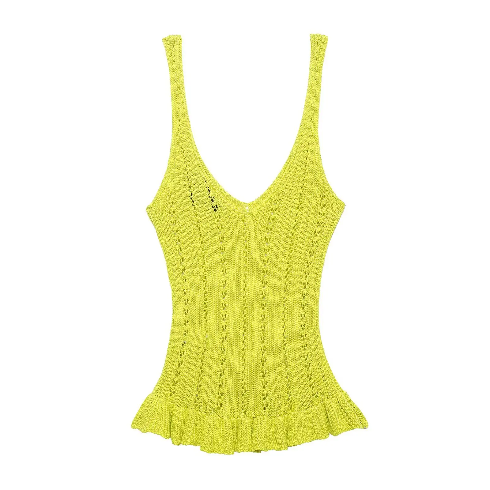 Women's summer new fashion beach vacation simple laminated knitted short vest women elegant pullover sleeveless casual top
Women's summer new fashion beach vacation simple laminated knitted short vest women elegant pullover sleeveless casual top