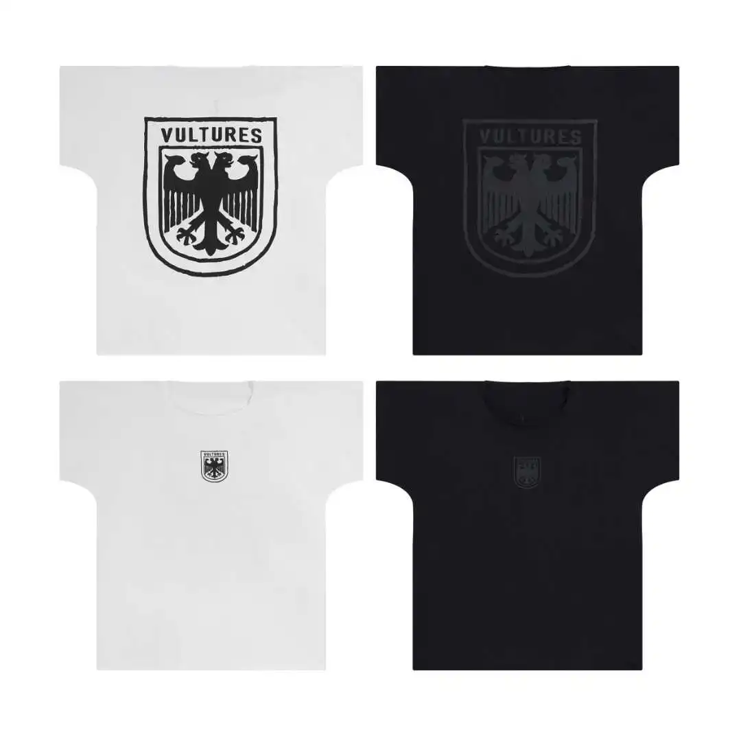 Washed Kanye West Vultures Logo T Shirt Men's Women T Shirts Heavy Fabric O-Neck T-shirt Tops Streetwear
Washed Kanye West Vultures Logo T Shirt Men's Women T Shirts Heavy Fabric O-Neck T-shirt Tops Streetwear