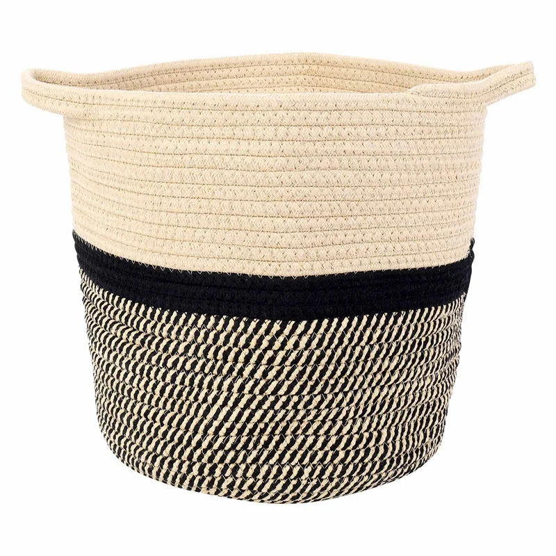 Storage Bins Cube Organizer Baskets, Plant Pot Cover Woven Planter Basket Laundry Basket With Handles Modern Home Decor-AT81
Storage Bins Cube Organizer Baskets, Plant Pot Cover Woven Planter Basket Laundry Basket With Handles Modern Home Decor-AT81
