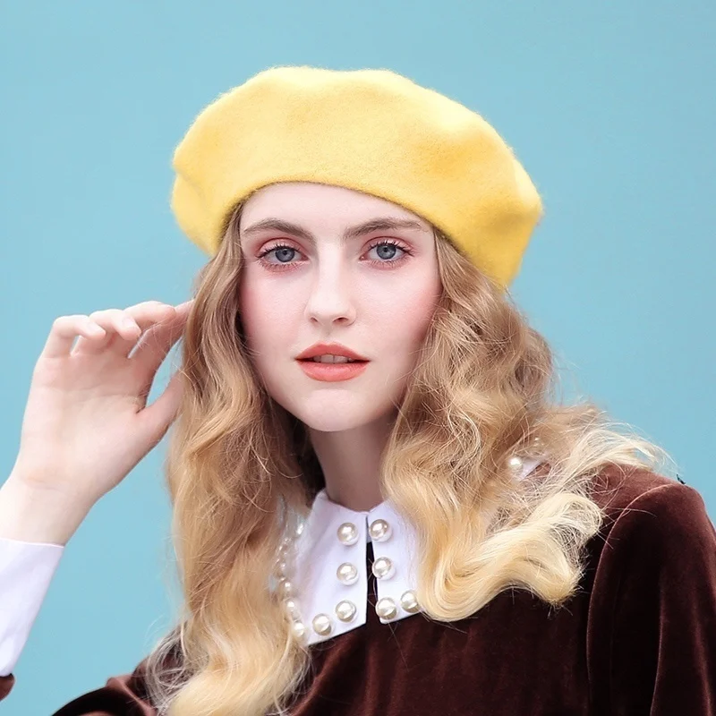 Vintage Beret Cap Beanie Wool Beret Hat for Women Fashion Solid Color Warm Winter Beret Hats Women Flat Cap Girl Felt Berets
Vintage Beret Cap Beanie Wool Beret Hat for Women Fashion Solid Color Warm Winter Beret Hats Women Flat Cap Girl Felt Berets