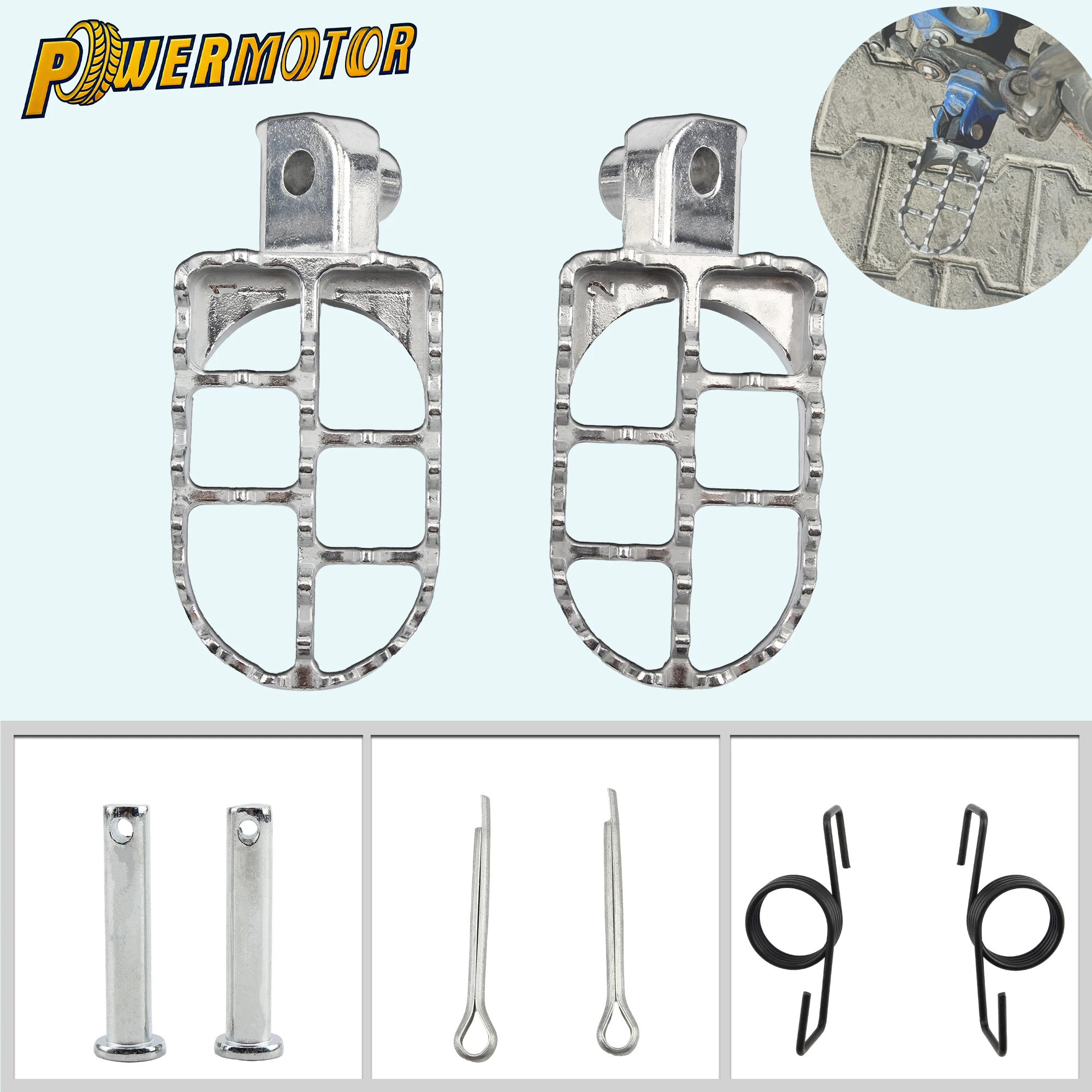 For Honda XR50R CRF50 Motorcycle Foot Pegs Footrests CRF70 CRF80 CRF100F For Yamaha PW50 PW80 PW 50 80 Motorcycle Universal Pads
For Honda XR50R CRF50 Motorcycle Foot Pegs Footrests CRF70 CRF80 CRF100F For Yamaha PW50 PW80 PW 50 80 Motorcycle Universal Pads