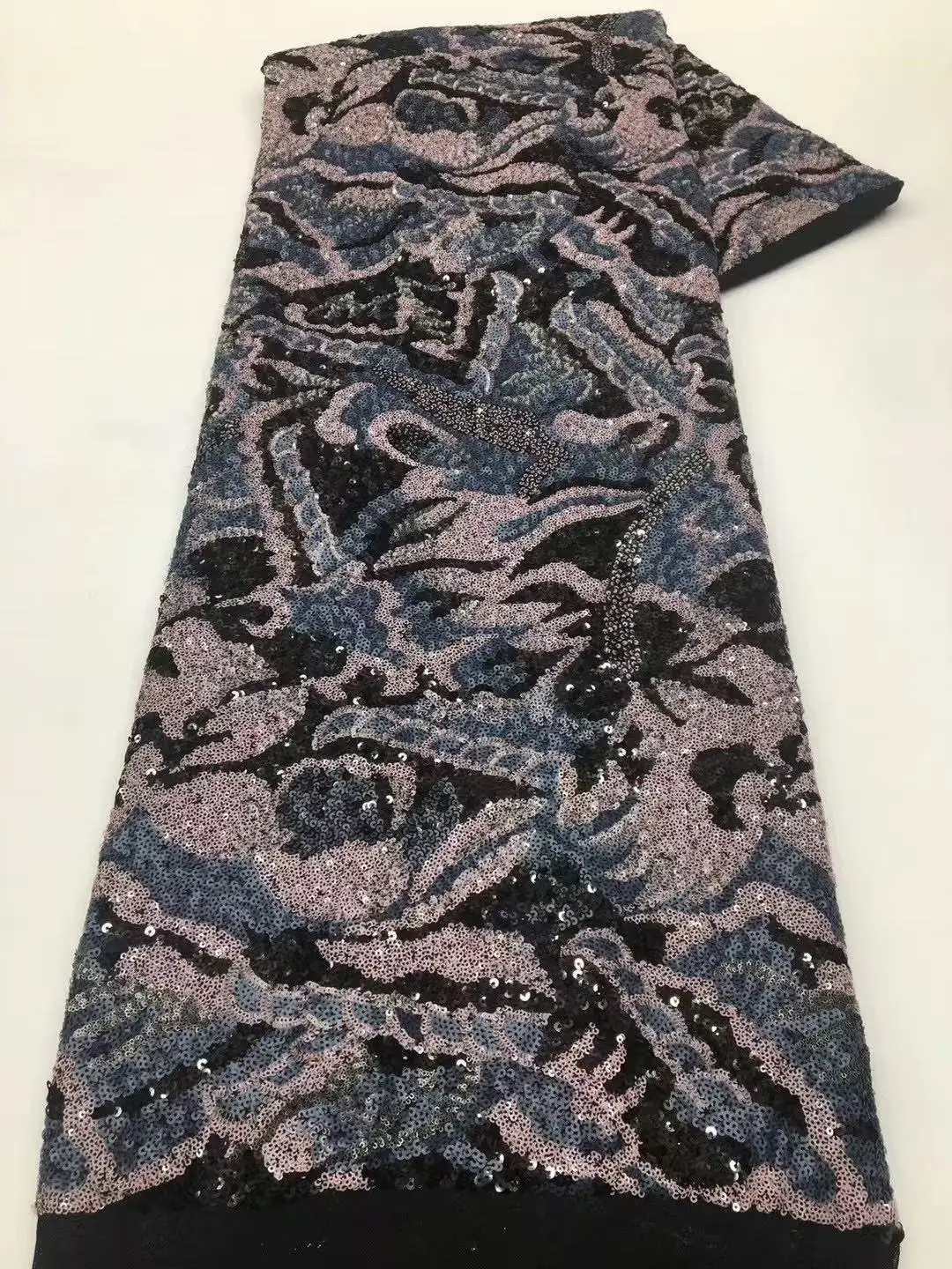 Latest African Sequins Lace Fabric 2025 High Quality Lace Groom Embroidery Beaded Mesh Fabric 5 Yards For Wedding Party Dress
Latest African Sequins Lace Fabric 2025 High Quality Lace Groom Embroidery Beaded Mesh Fabric 5 Yards For Wedding Party Dress
