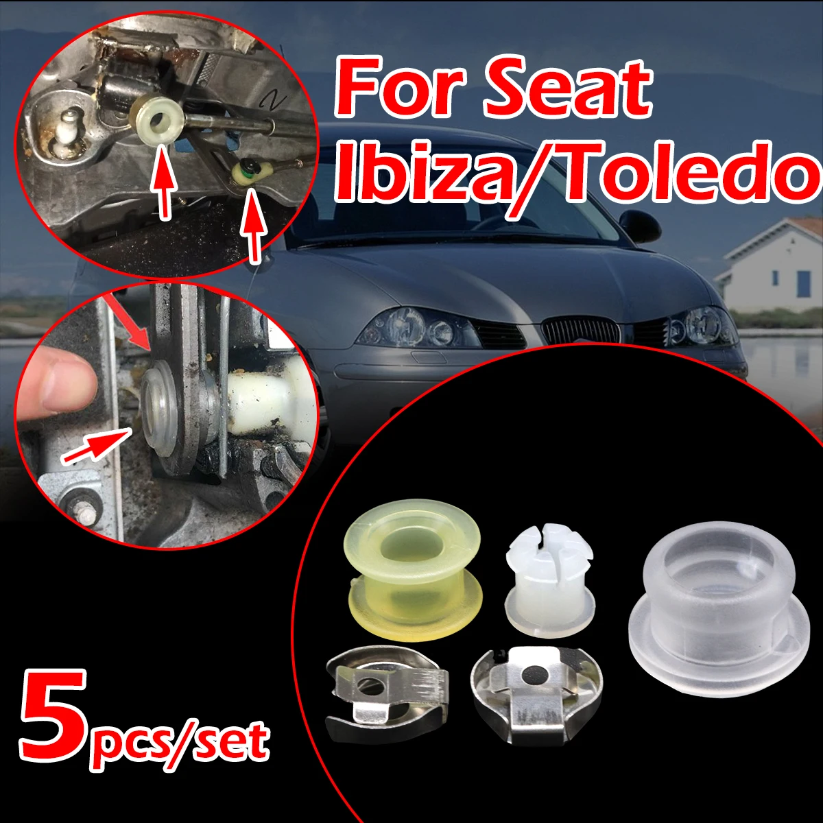 Набор для Toledo 91-15 Ibiza MT, ремонтный комплект коробки передач, трос переключения передач, концевая втулка, рычаг переключателя, стержни, автомобильные детали, аксессуары для тройника
Набор для Toledo 91-15 Ibiza MT, ремонтный комплект коробки передач, трос переключения передач, концевая втулка, рычаг переключателя, стержни, автомобильные детали, аксессуары для тройника