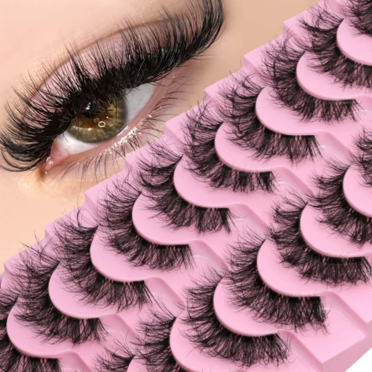 10 Pairs Stereo Fluffy Cat Eye Individual Lashes Dense Thick Outer Corner Deepening Reusable Eye Makeup
10 Pairs Stereo Fluffy Cat Eye Individual Lashes Dense Thick Outer Corner Deepening Reusable Eye Makeup