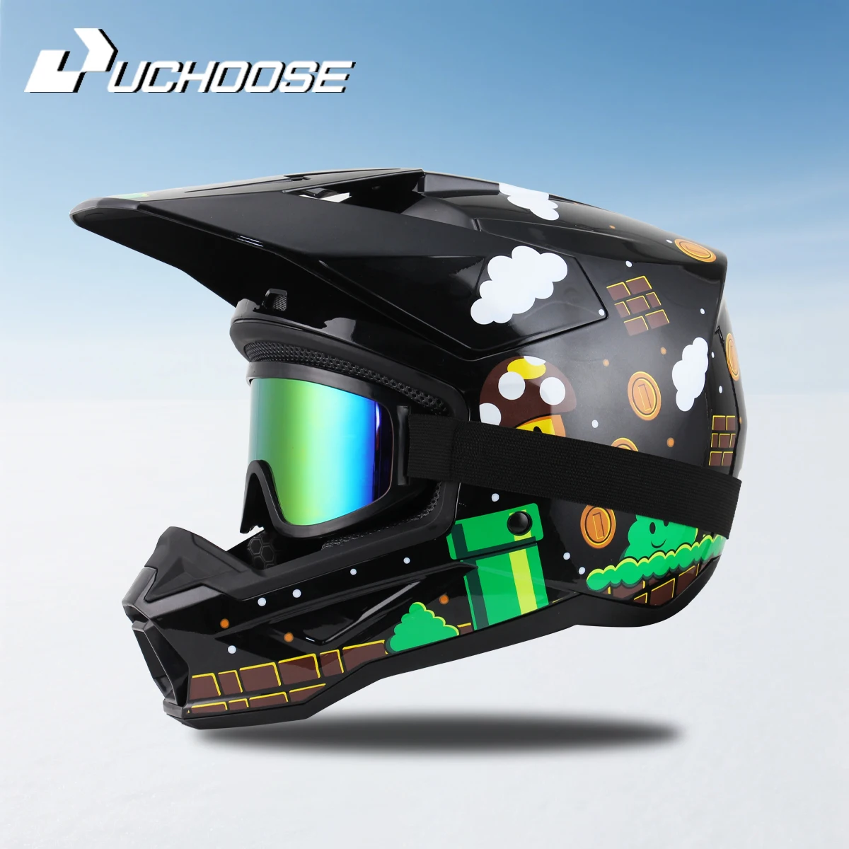 906-мотоциклетный внедорожный шлем, полностью закрытый электромобиль, полный шлем, горный спуск, всесезонные подарочные очки
906-мотоциклетный внедорожный шлем, полностью закрытый электромобиль, полный шлем, горный спуск, всесезонные подарочные очки