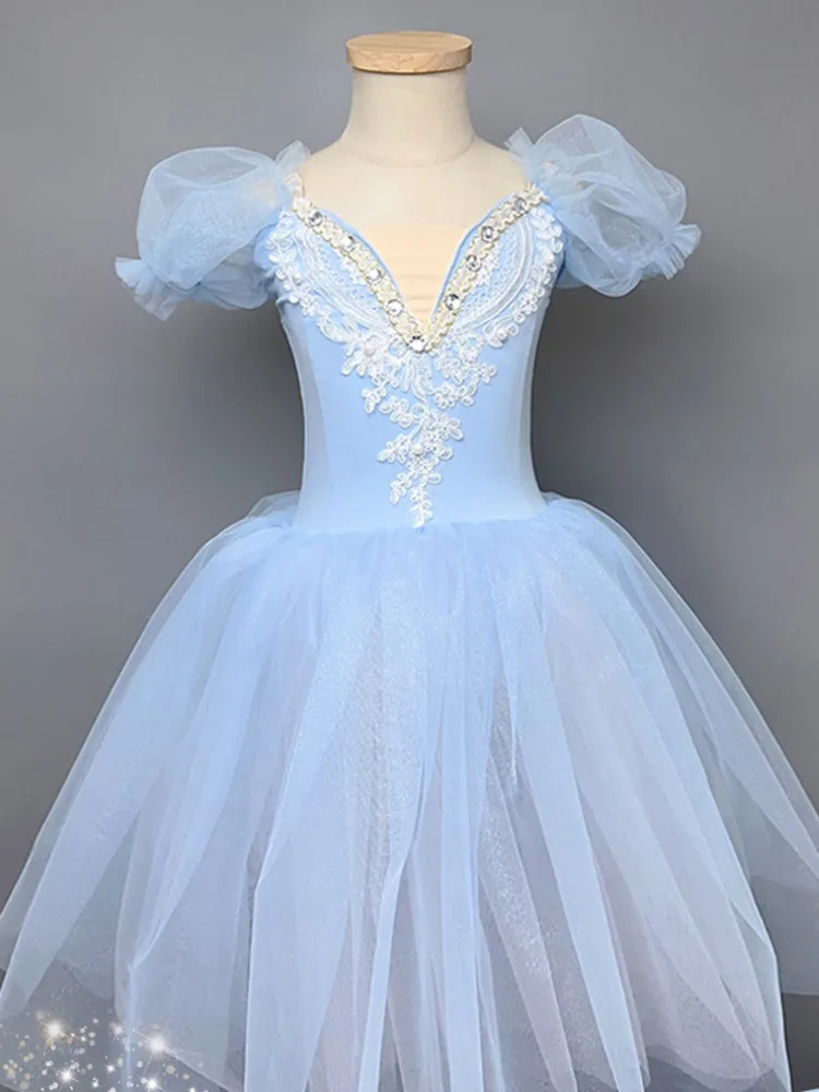 Blue Giselle Ballet Dance Ballerina tulle tutu Dress skirt For Girls Kids Stage Performance Costume Long Ballet Dancing Dresses
Blue Giselle Ballet Dance Ballerina tulle tutu Dress skirt For Girls Kids Stage Performance Costume Long Ballet Dancing Dresses
