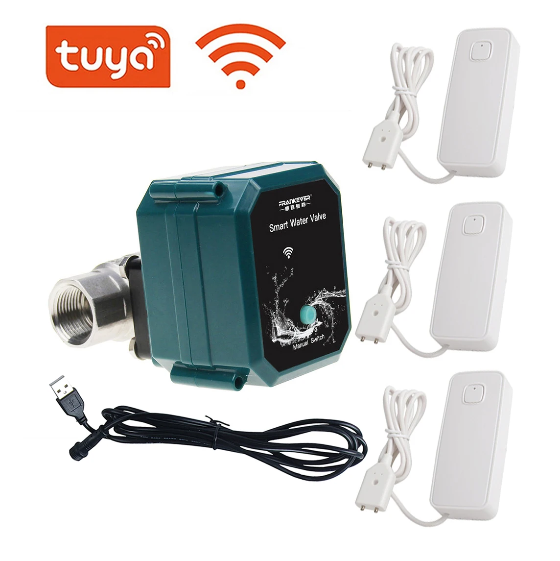 Durable ABS Housing Stainless Steal Valve 1/2",3/4" ,1", 1-1/4" Water Leak Stop System Tuya App Control with Tuya WIFI Sensor
Durable ABS Housing Stainless Steal Valve 1/2",3/4" ,1", 1-1/4" Water Leak Stop System Tuya App Control with Tuya WIFI Sensor