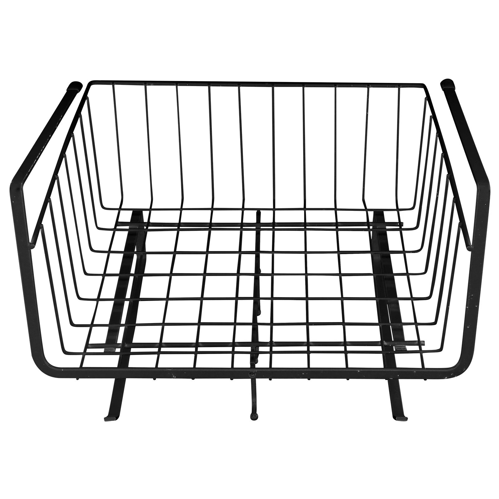 Cupboard Hanging Basket Black Carbon Steel Material Exquisite Workmanship Practical Under Cabinet Storage Organizer for Kitchen
Cupboard Hanging Basket Black Carbon Steel Material Exquisite Workmanship Practical Under Cabinet Storage Organizer for Kitchen