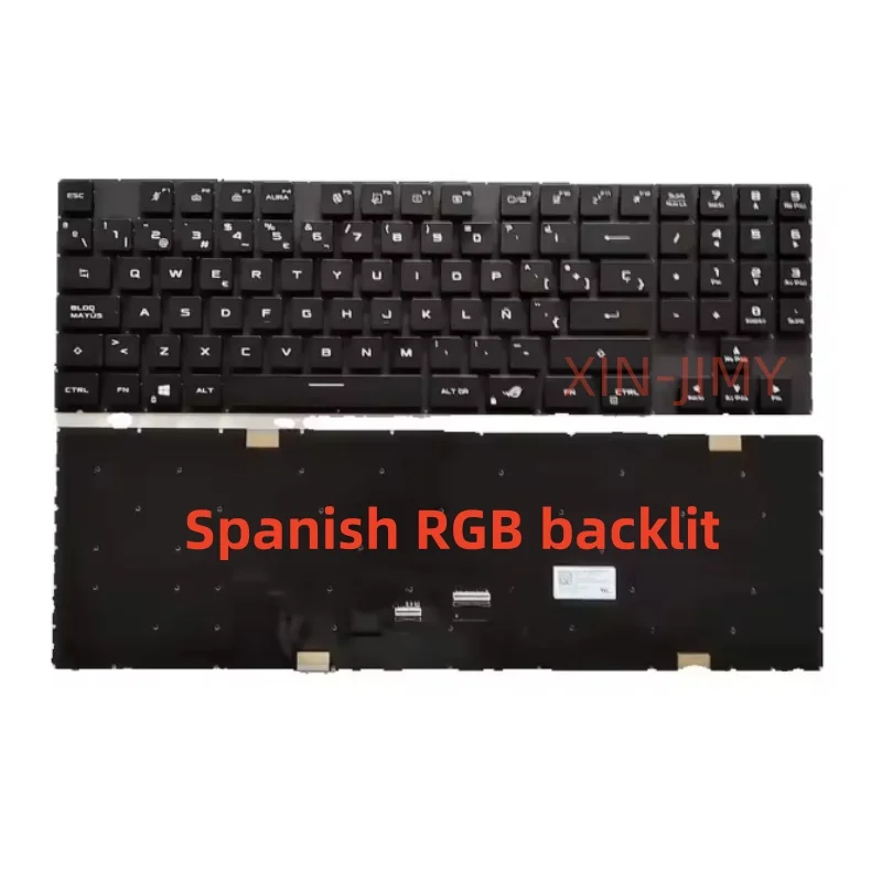 New Spanish RGB Backlit Keyboard For Asus ROG Strix G733Q G733QS G733QR G733QSA-XS99
New Spanish RGB Backlit Keyboard For Asus ROG Strix G733Q G733QS G733QR G733QSA-XS99