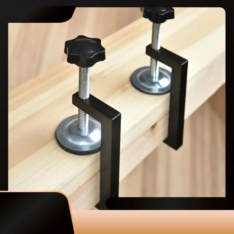 6Pcs G Clamps For Woodworking Universal C-Clamp Small Desk Clamp Cabinet Face Frame With Stable Wide Jaw C Clamps-N38R
6Pcs G Clamps For Woodworking Universal C-Clamp Small Desk Clamp Cabinet Face Frame With Stable Wide Jaw C Clamps-N38R