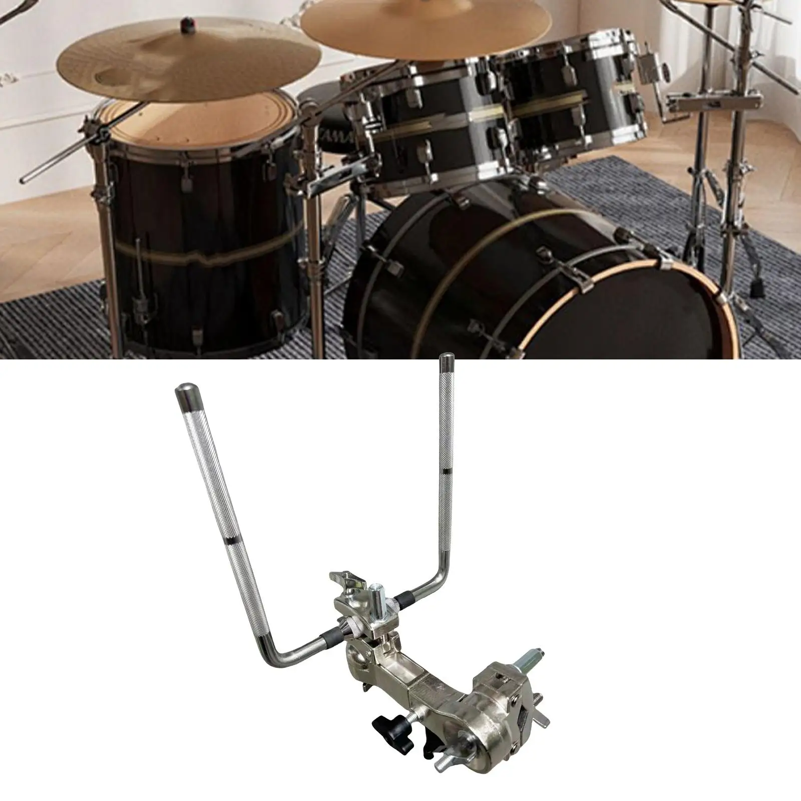 Cymbal Extension Mount Clamp Cymbal Stand Holder Clamp Double L Rod Hardware Drum Parts Cymbal Arm Clamp for Percussion Parts
Cymbal Extension Mount Clamp Cymbal Stand Holder Clamp Double L Rod Hardware Drum Parts Cymbal Arm Clamp for Percussion Parts
