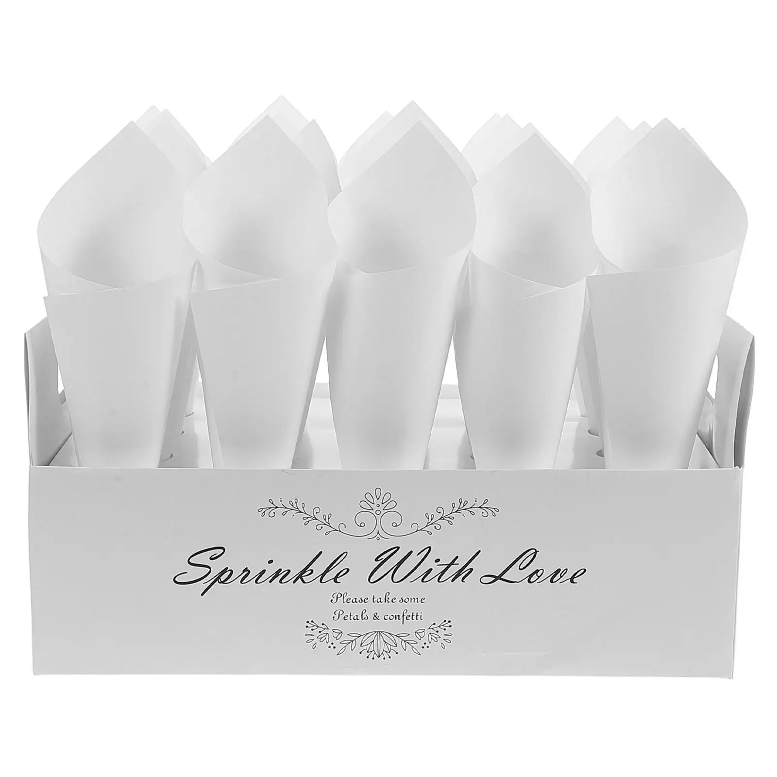 Wedding Confetti Tray Cones Set Craft Paper Holder Small Bouquet Kit Flower Petals Decor Stable Cone Vase Fillers Party Supplies
Wedding Confetti Tray Cones Set Craft Paper Holder Small Bouquet Kit Flower Petals Decor Stable Cone Vase Fillers Party Supplies