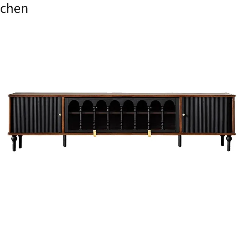 ZML Solid Wood TV Cabinet Retro Living Room New Storage Cabinet Integrated
ZML Solid Wood TV Cabinet Retro Living Room New Storage Cabinet Integrated
