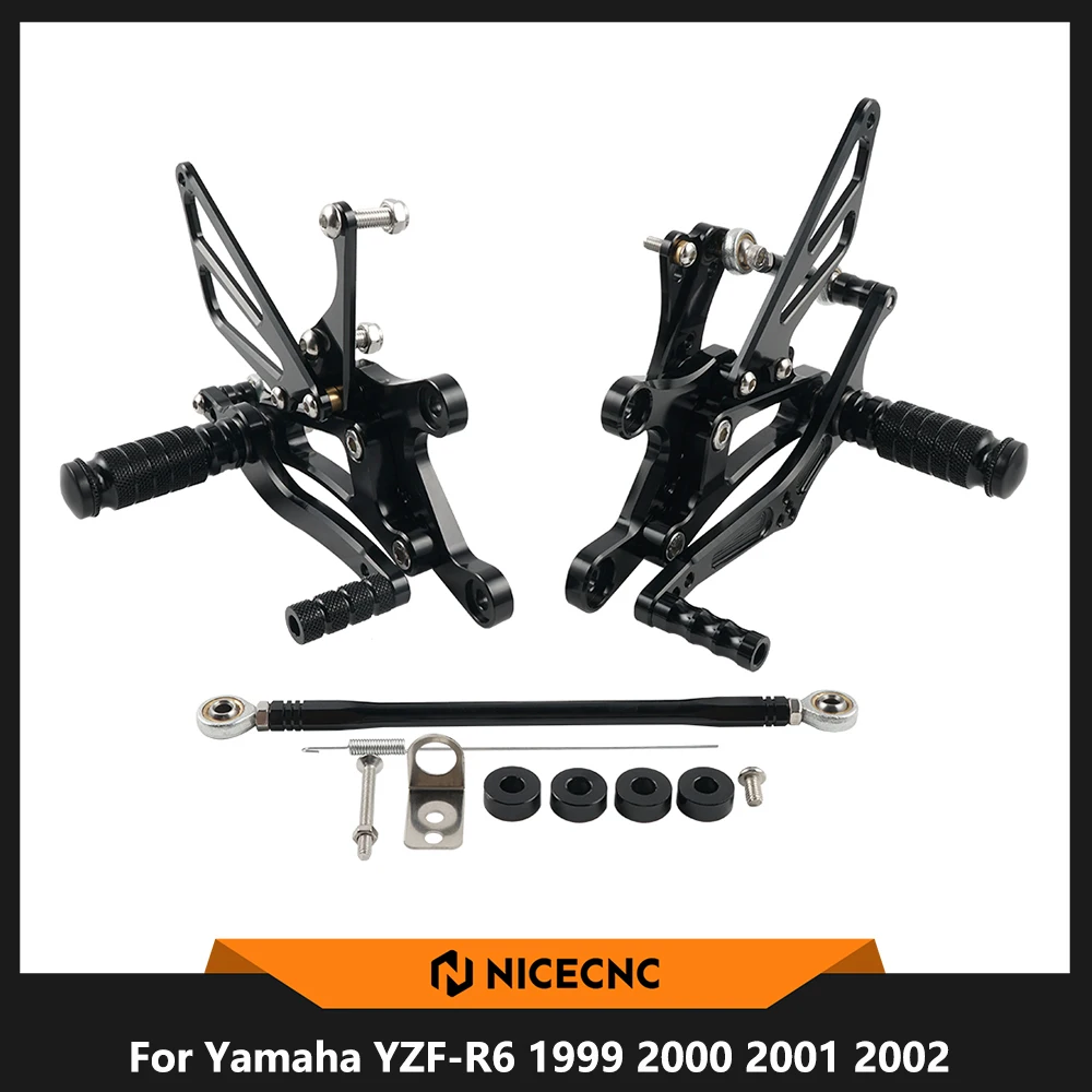 Adjustable Rearsets Footrest Footpeg For Yamaha YZF-R6 R6 YZF R6 1999-2002 2000 2001 Shift Rod Motorcycle Accessories
Adjustable Rearsets Footrest Footpeg For Yamaha YZF-R6 R6 YZF R6 1999-2002 2000 2001 Shift Rod Motorcycle Accessories