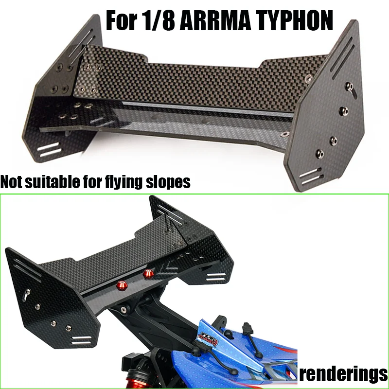 Имитация карбонового заднего крыла для радиоуправляемой модели 1/8 ARRMA TYPHON RC Truck RC Car
Имитация карбонового заднего крыла для радиоуправляемой модели 1/8 ARRMA TYPHON RC Truck RC Car